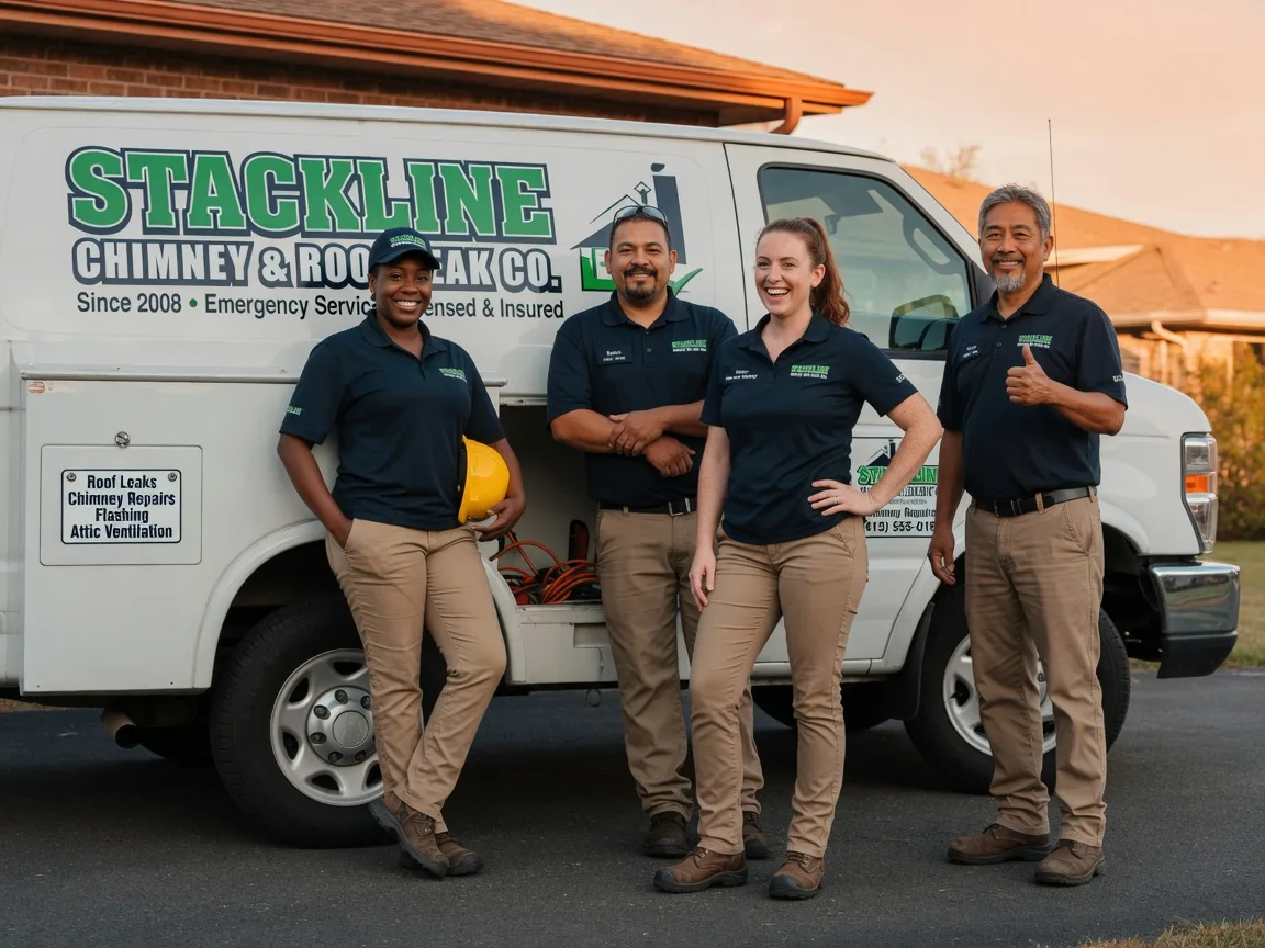 Chimney flashing repair company in Bowerston, OH